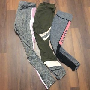 3 Pairs of Workout Leggings